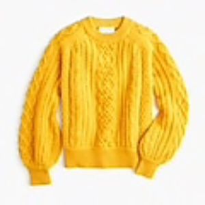 Demylee x J. Crew Balloon Sleeve Sweater